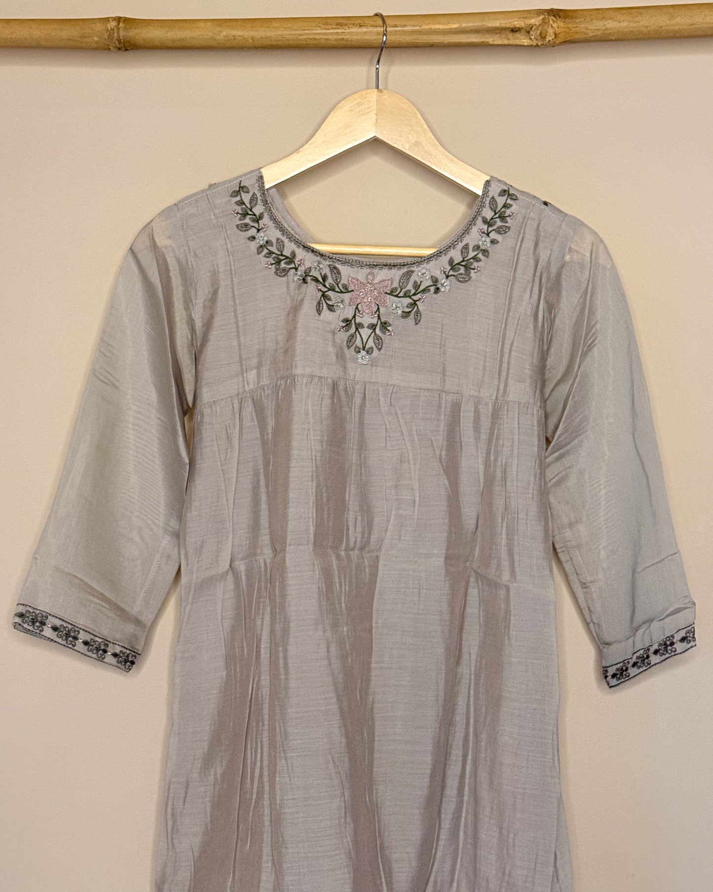 Ash Grey Floral Co-ordset