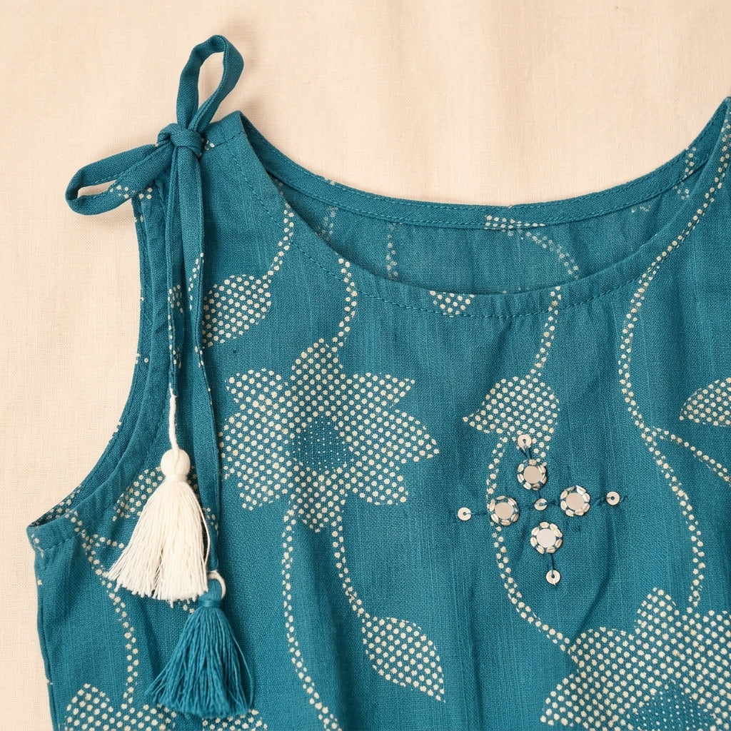 Teal Green Knot Coordset