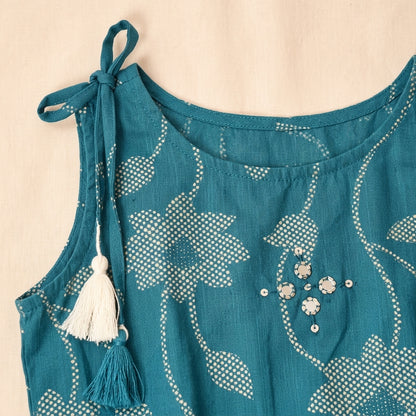 Teal Green Knot Coordset