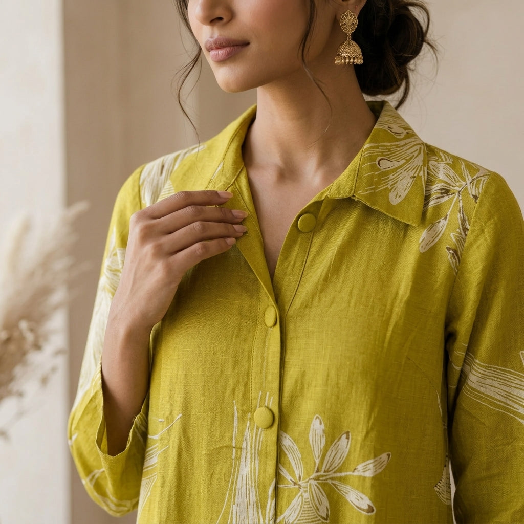 Mustard Floral Co-ordset