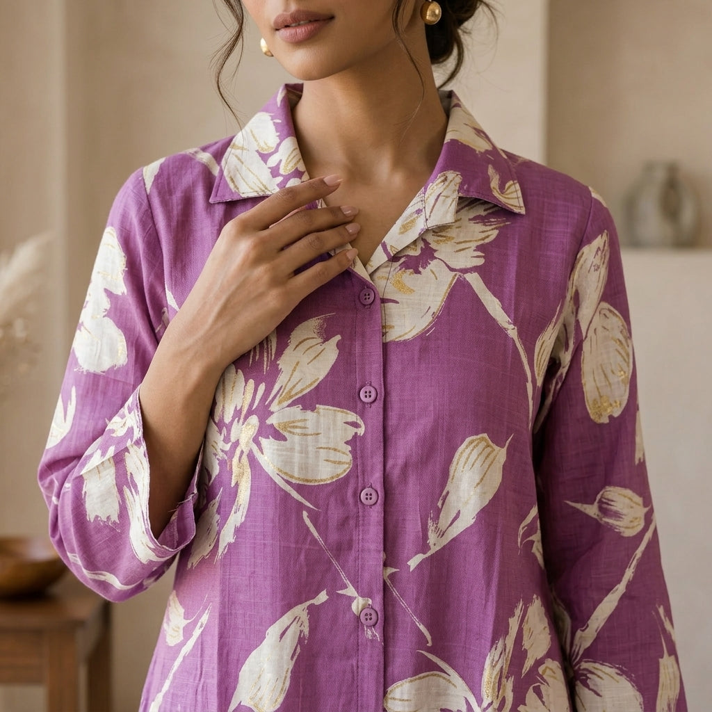 Lavendar Floral Co-ordset