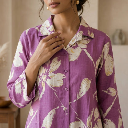 Lavendar Floral Co-ordset