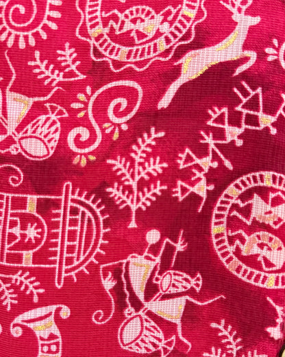 Pink Varli Print Co-ordset