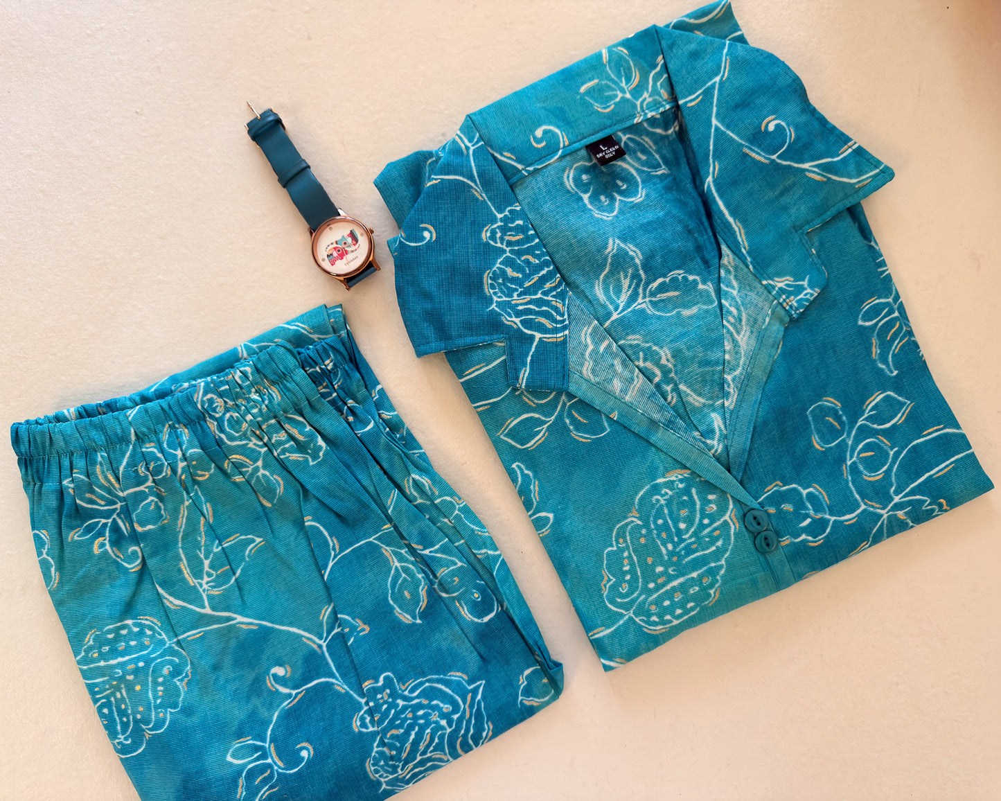 Blue Floral Co-ordset