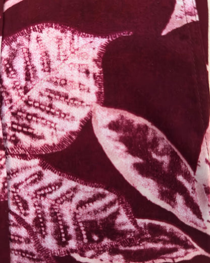 Maroon Floral Kurti