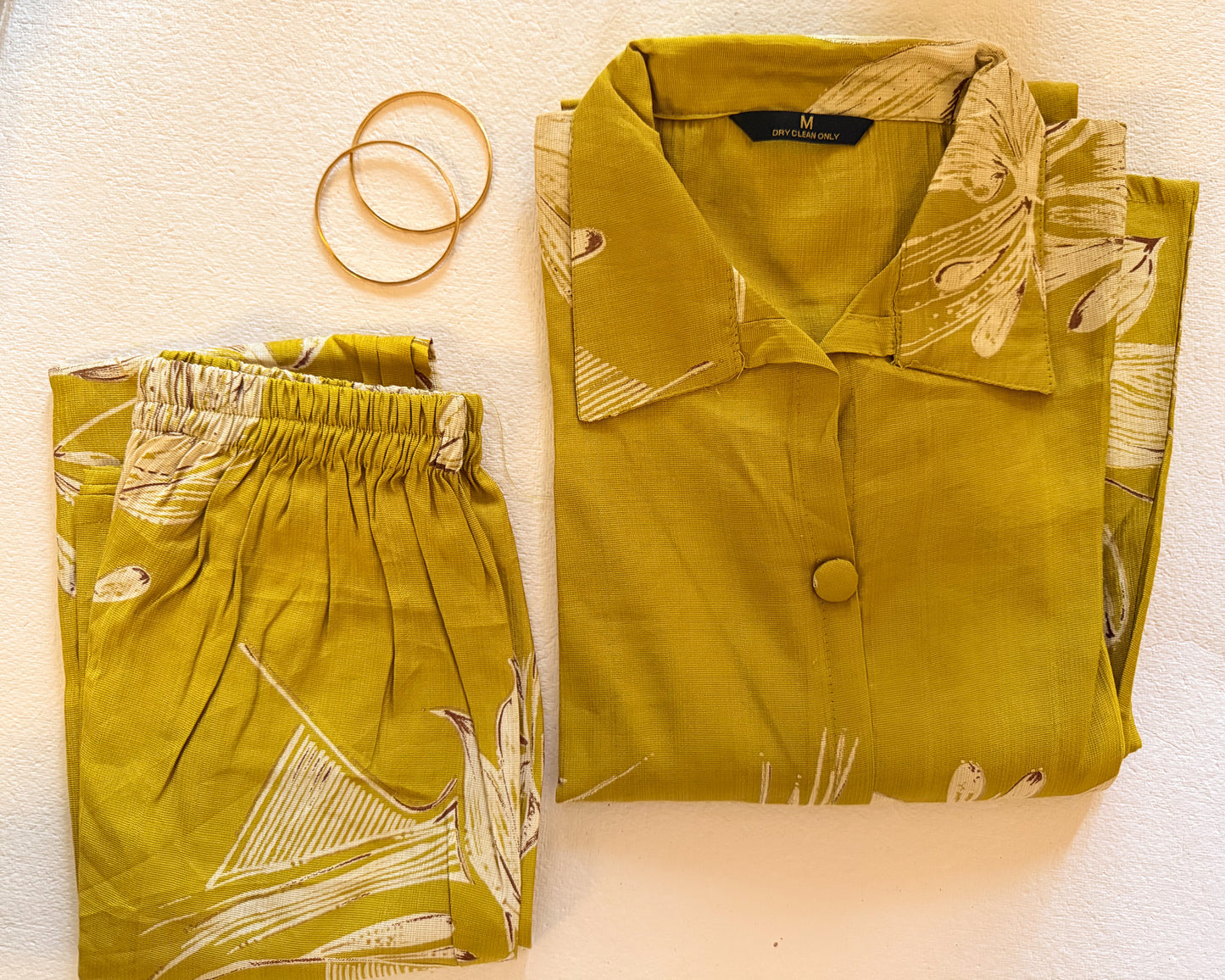 Mustard Floral Co-ordset