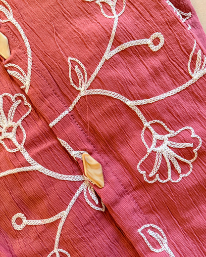 Dusty Rose Crushed Coordset