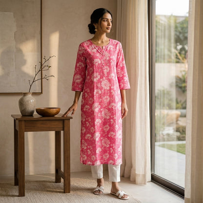 Floral Long Kurti