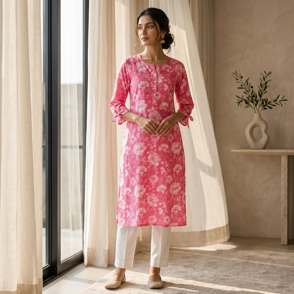Floral Long Kurti