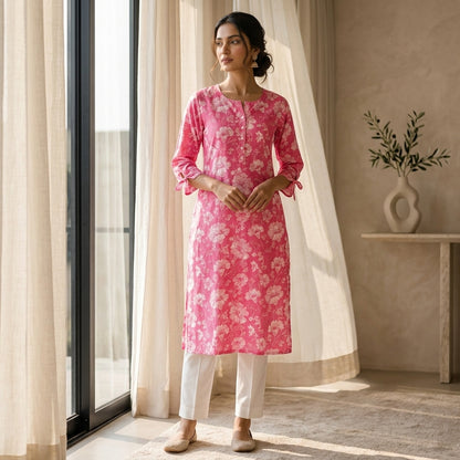 Floral Long Kurti