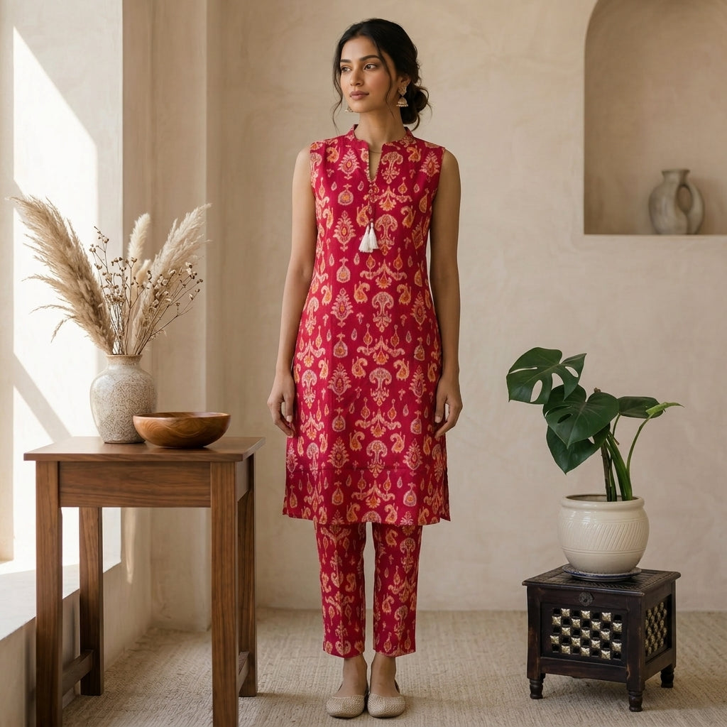 Pink Ikat Coordset