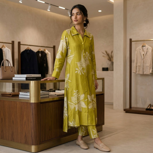 Mustard Floral Co-ordset
