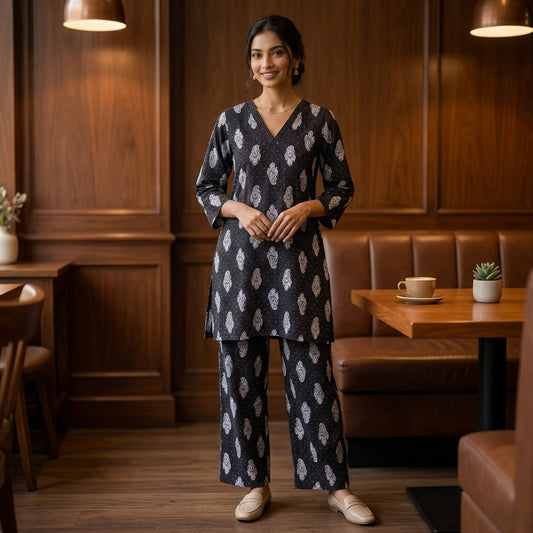 Sitara Black Co-ordset