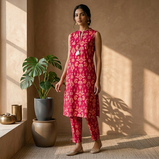 Pink Ikat Coordset
