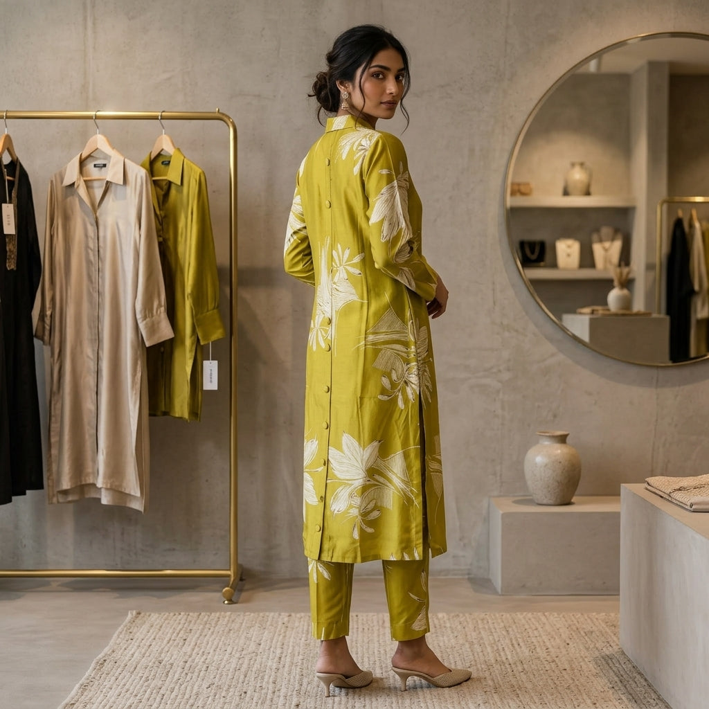 Mustard Floral Co-ordset
