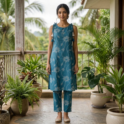 Teal Green Knot Coordset