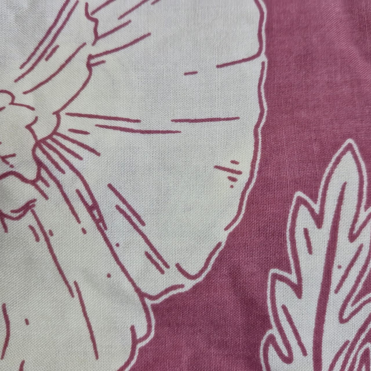 Pink Floral Short Kurti