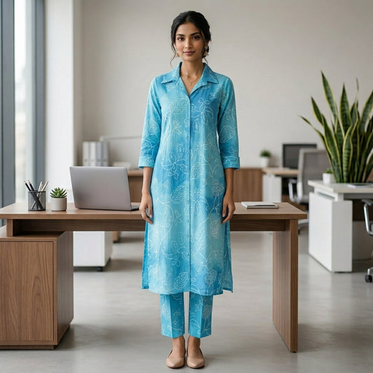 Blue Floral Co-ordset