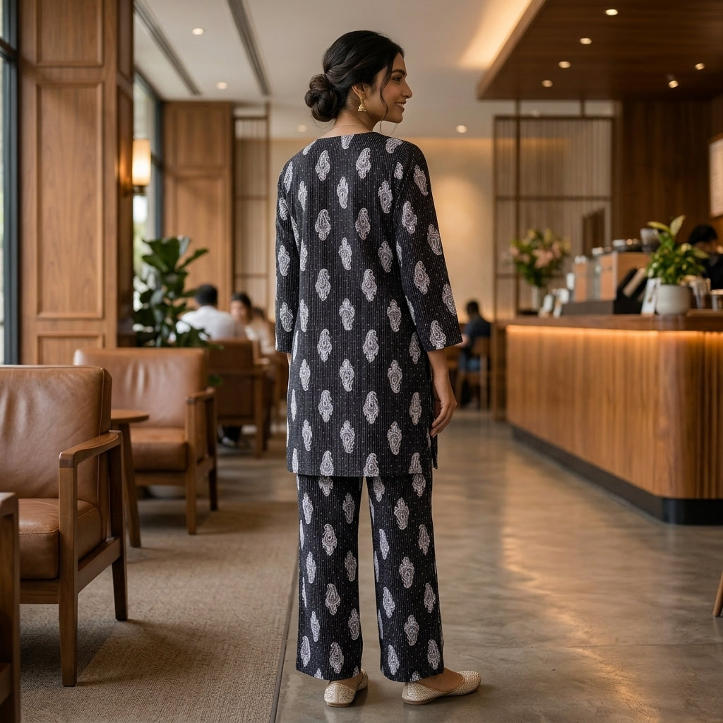 Sitara Black Co-ordset